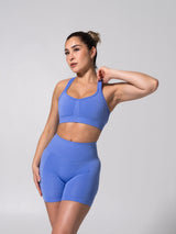 Thumbnail 9 of **PREORDER** Vida Seamless Sports Bra - Heather Azul, 9 of 9