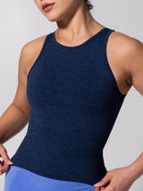 Thumbnail 3 of **PREORDER** Shape Seamless Hip Tank - Heather Baked Blue, 3 of 9