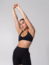 Thumbnail 12 of **PREORDER** Micro Seamless Sports Bra - Heather Charcoal, 12 of 12