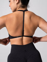 Thumbnail 4 of **PREORDER** Micro Seamless Sports Bra - Heather Charcoal, 4 of 12