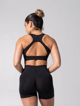 Thumbnail 7 of **PREORDER** Vida Seamless Sports Bra - Heather Charcoal, 7 of 10
