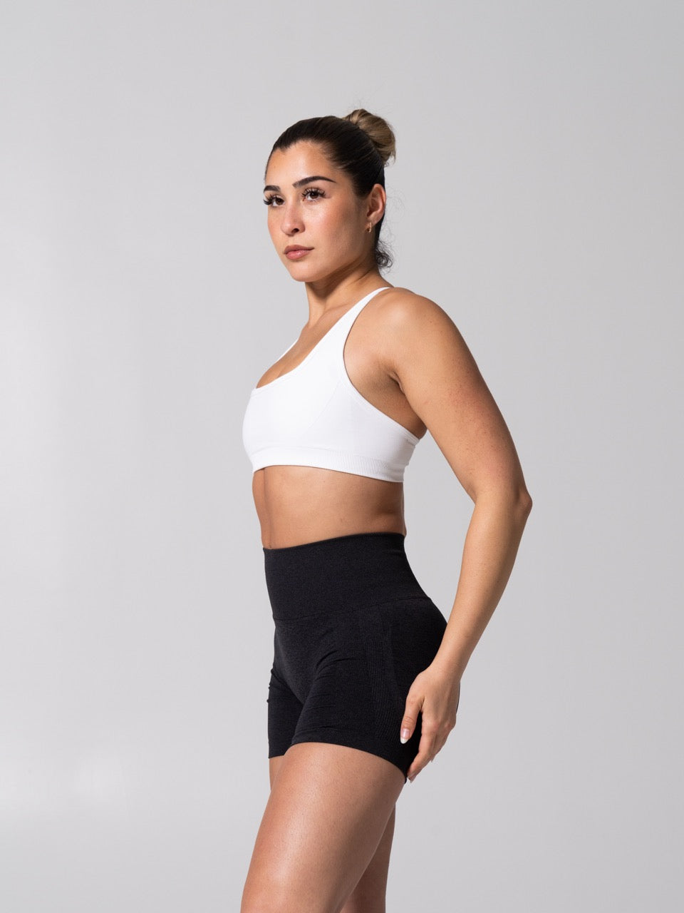 **PREORDER** Power Seamless Sports Bra - White
