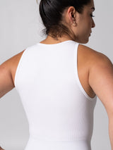 Thumbnail 4 of **PREORDER** Shape Seamless Hip Tank - White, 4 of 8