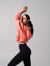 Thumbnail 4 of Threads Waist Zip Hoodie - Sorbet, 4 of 10