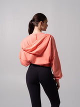 Thumbnail 5 of Threads Waist Zip Hoodie - Sorbet, 5 of 10