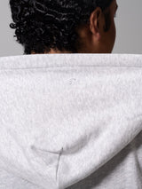 Thumbnail 5 of Threads Waist Zip Hoodie - Heather Grey, 5 of 10