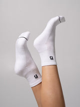 Thumbnail 1 of 3 Pack Quarter Crew Socks - White, 1 of 1