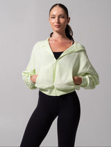 Thumbnail 1 of Threads Waist Zip Hoodie - Light Margarita, 1 of 7