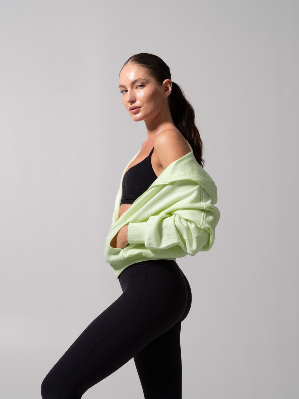 Threads Waist Zip Hoodie - Light Margarita