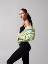 Thumbnail 4 of Threads Waist Zip Hoodie - Light Margarita, 4 of 7