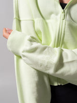 Thumbnail 6 of Threads Waist Zip Hoodie - Light Margarita, 6 of 7