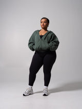 Thumbnail 2 of Threads Waist Zip Hoodie - Limon Pepino, 2 of 8