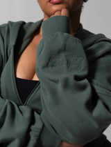 Thumbnail 6 of Threads Waist Zip Hoodie - Limon Pepino, 6 of 8