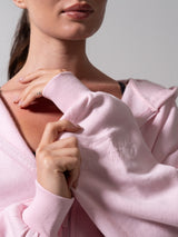 Thumbnail 9 of Threads Waist Zip Hoodie - Light Hot Mess, 9 of 11