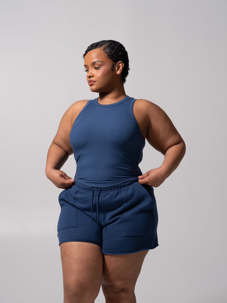 Brami Tank - Baked Blue