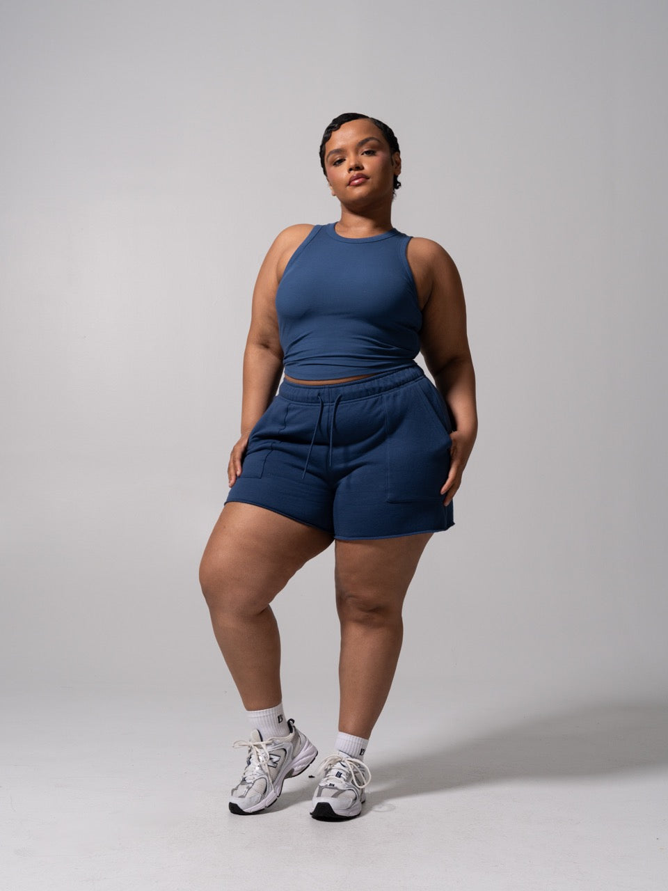 Brami Tank - Baked Blue