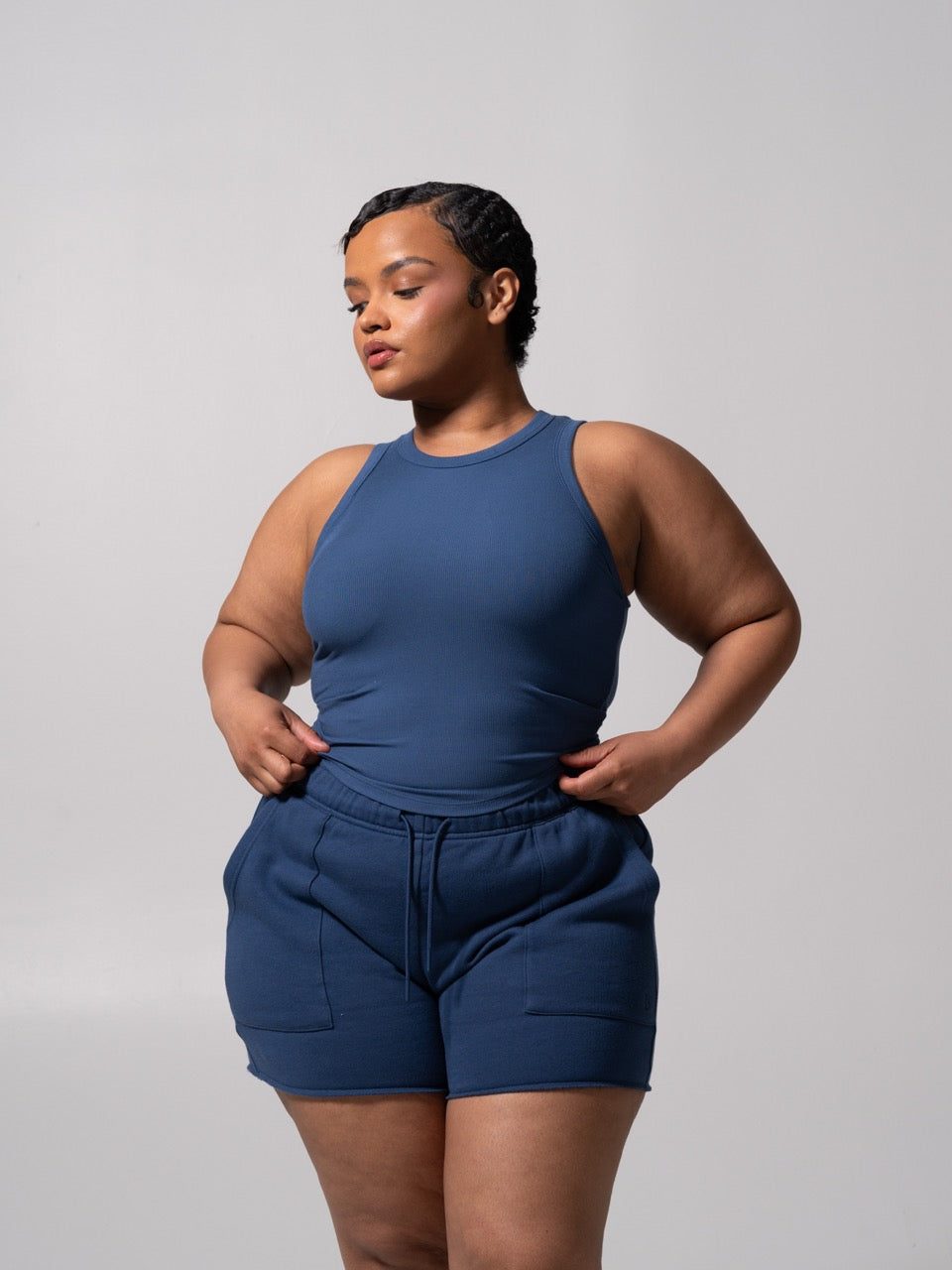 Brami Tank - Baked Blue