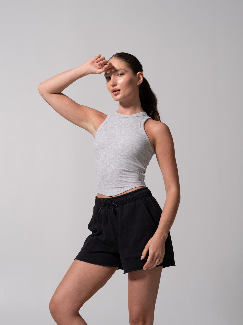 Brami Tank - Heather Grey