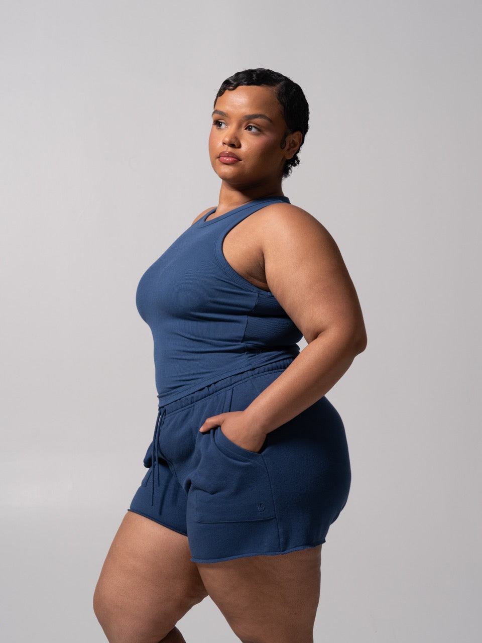 Brami Tank - Baked Blue