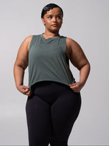 Thumbnail 1 of Essential Waist Tank - Limon Pepino, 1 of 2