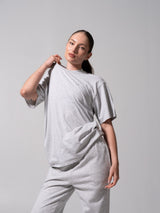 Thumbnail 3 of Essential Short Sleeve Tee - Heather Grey, 3 of 5