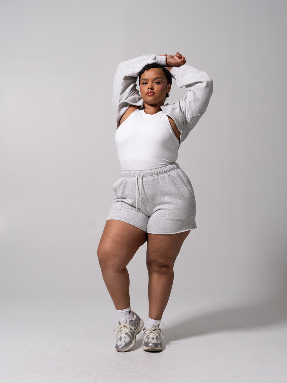 Threads Bolero - Heather Grey