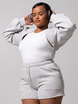 Thumbnail 1 of Threads Bolero - Heather Grey, 1 of 6