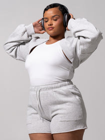 Threads Bolero - Heather Grey