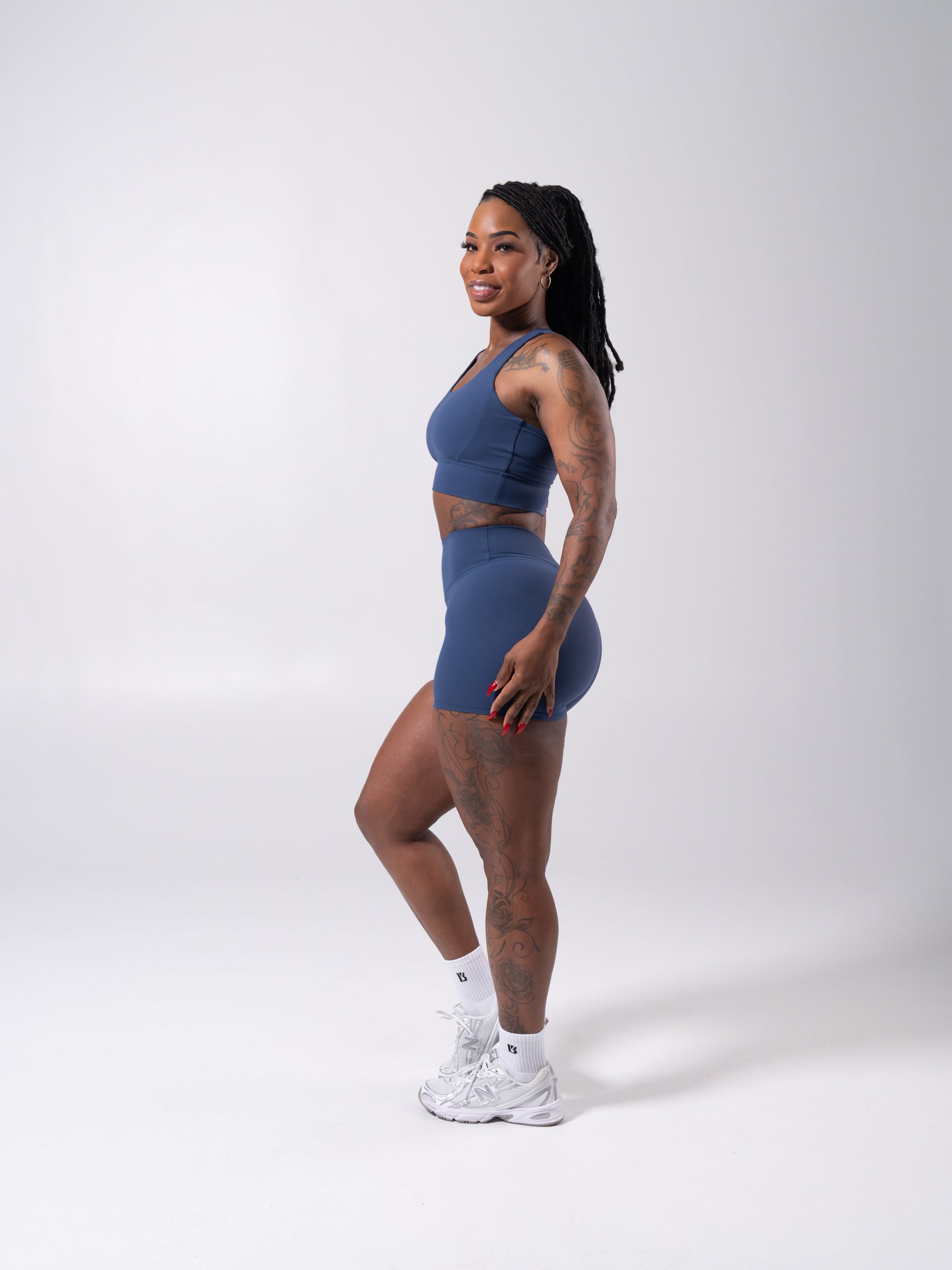 Micro Legacy Short 4" - Baked Blue