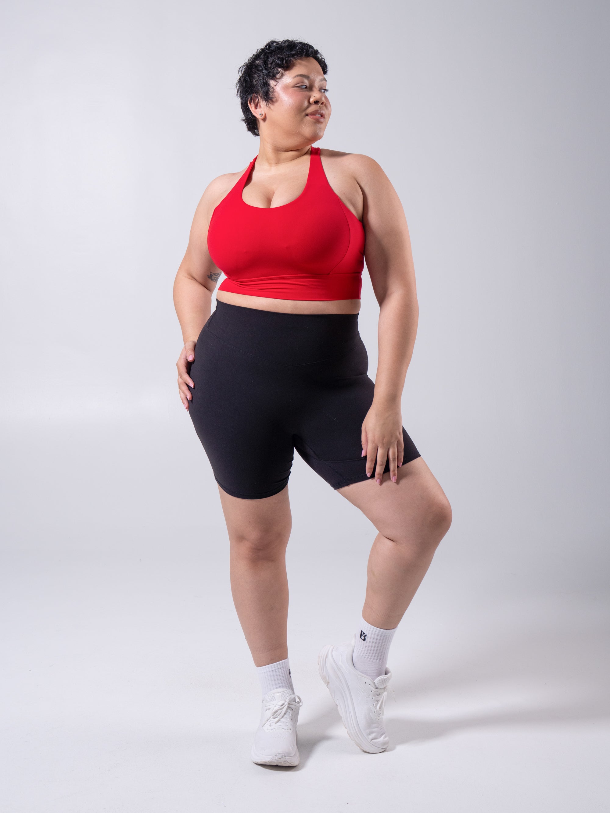 Rosa Sports Bra - Lipstick Red