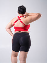 Thumbnail 4 of Rosa Sports Bra - Lipstick Red, 4 of 6