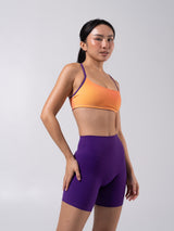 Thumbnail 7 of Reversible Sports Bra - Grape Jelly and Lava Print, 7 of 12