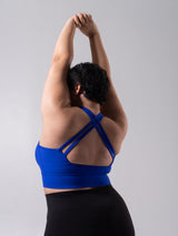 Thumbnail 7 of Rosa Sports Bra - Rio Blue, 7 of 7