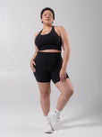 Rosa Sports Bra - Onyx Black