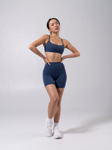 Thumbnail 2 of Reversible Sports Bra - Baked Blue and White, 2 of 10