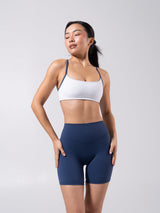 Thumbnail 6 of Reversible Sports Bra - Baked Blue and White, 6 of 10
