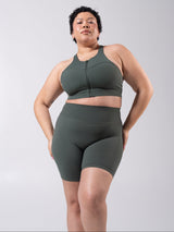 Thumbnail 1 of Wicked Zip Sports Bra - Limon Pepino, 1 of 6