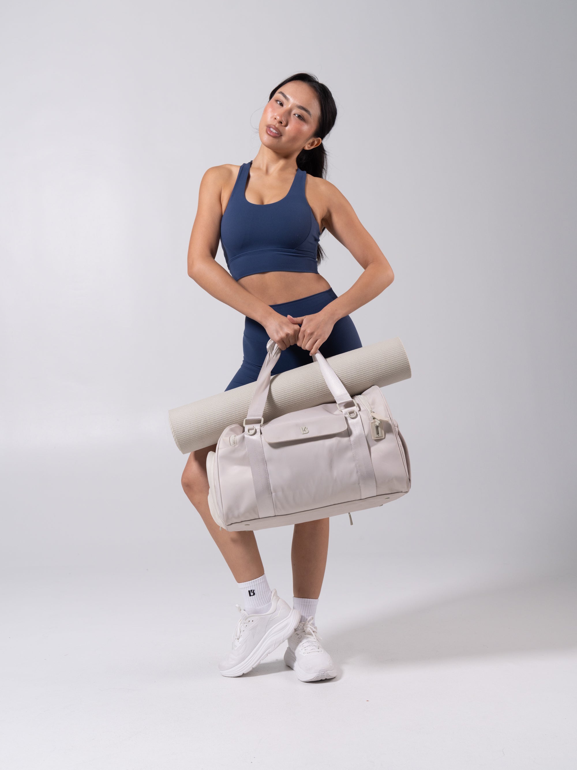 Rosa Sports Bra - Baked Blue