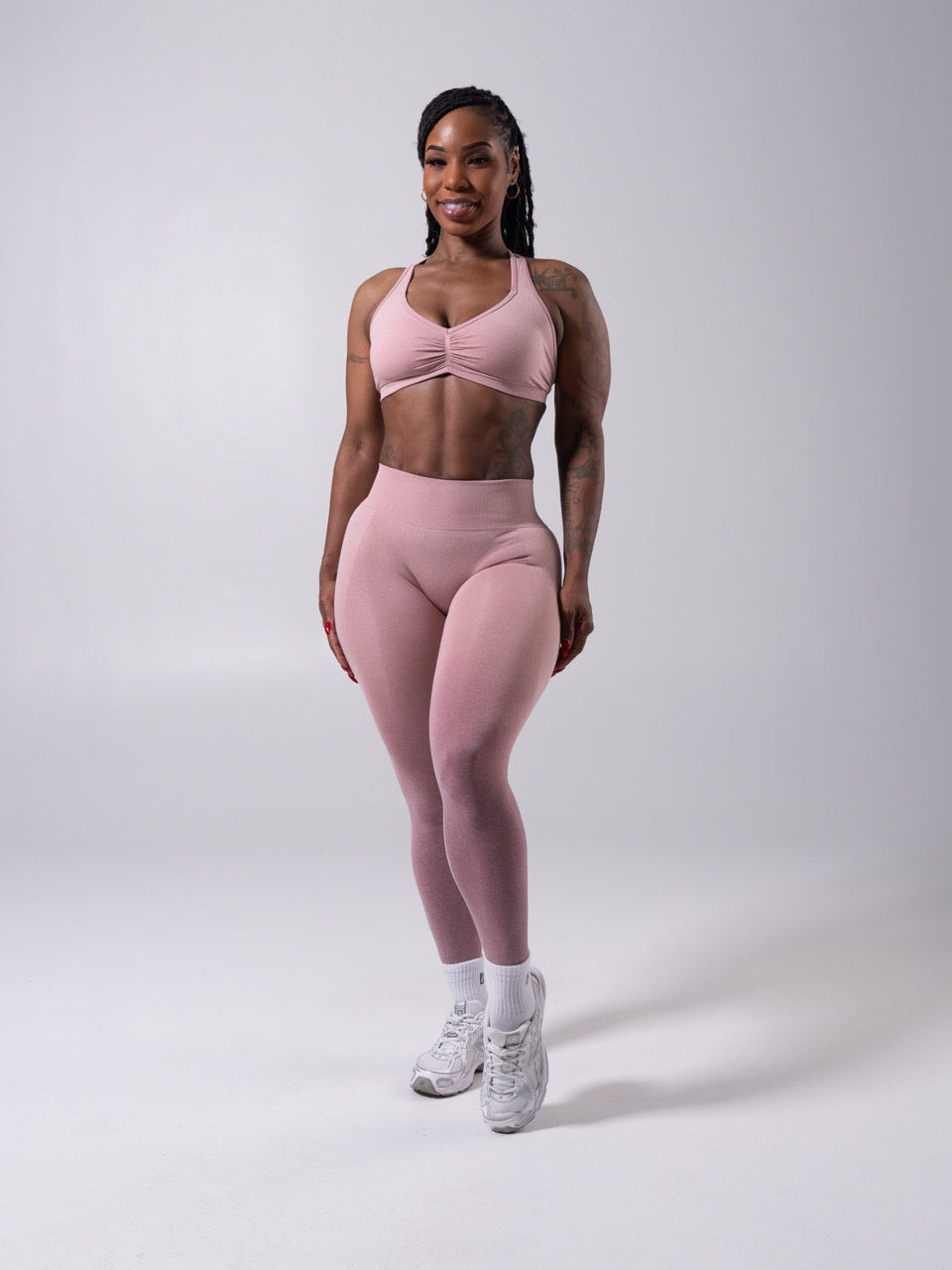 **PREORDER** Miracle Seamless Hip Rise Legging - Heather Rose Ombre