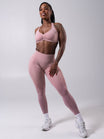 Miracle Seamless Mid Rise Legging - Heather Rose Ombre