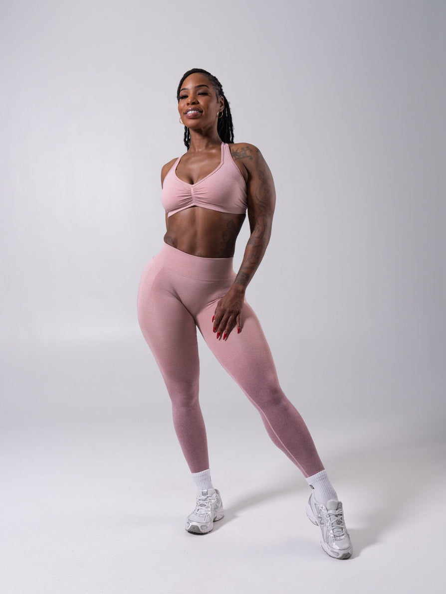 **PREORDER** Miracle Seamless Hip Rise Legging - Heather Rose Ombre