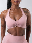 **PREORDER** Micro Seamless Sports Bra - Heather Rose Water