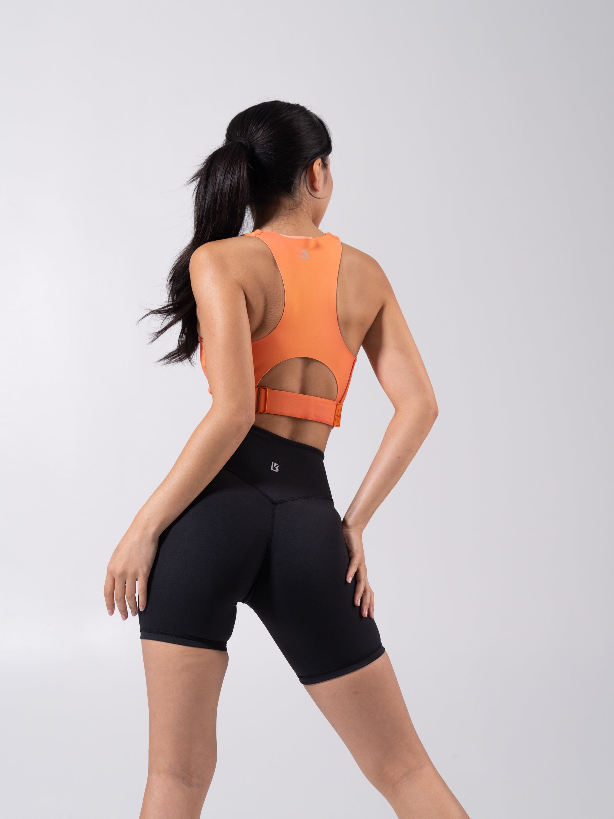 Wicked Zip Sports Bra - Lava Print