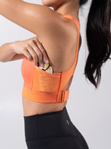Thumbnail 7 of Wicked Zip Sports Bra - Lava Print, 7 of 11