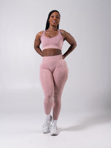 Thumbnail 3 of **PREORDER** Vida Seamless Sports Bra - Heather Rose Ombre, 3 of 7