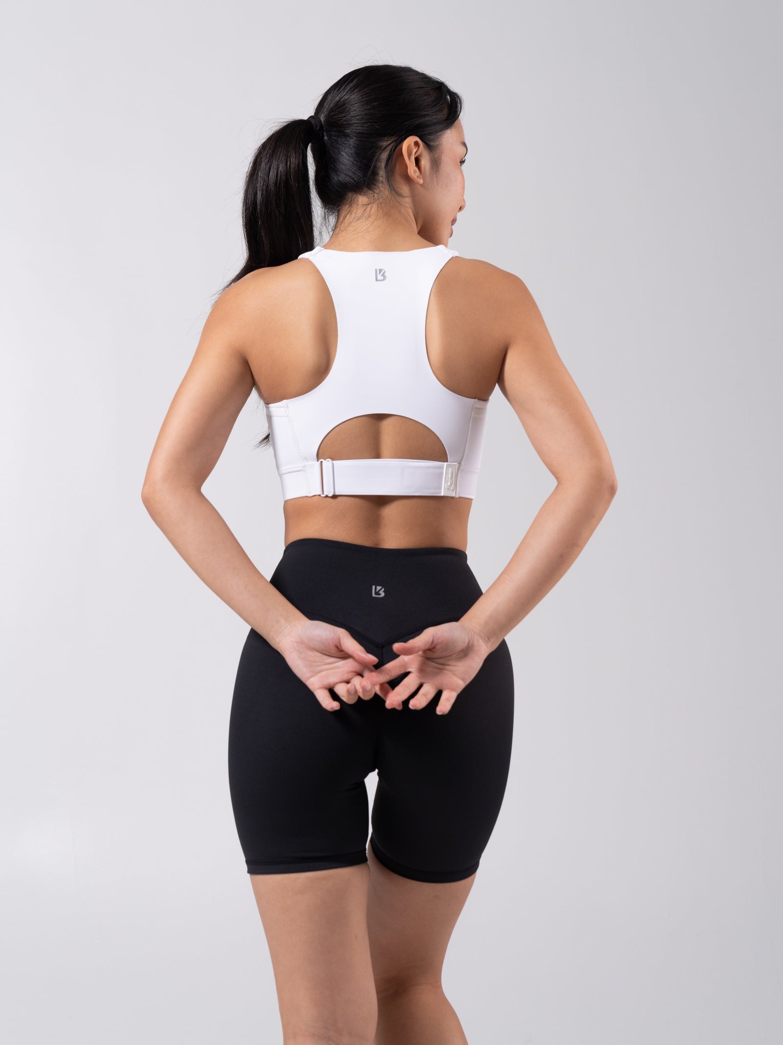 Wicked Zip Sports Bra - White