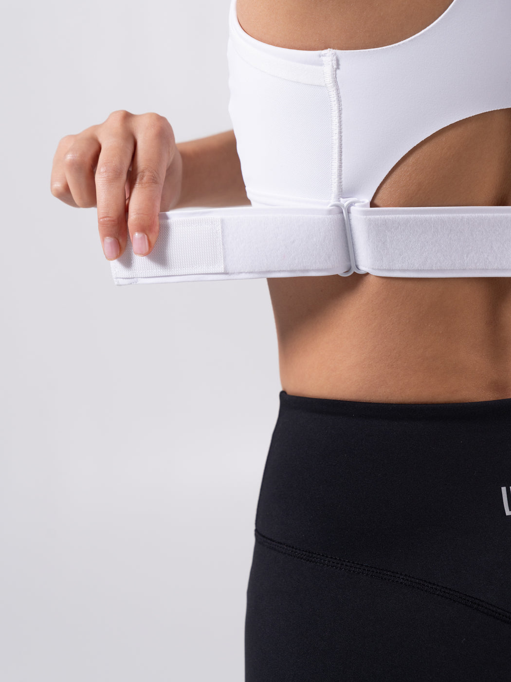 Wicked Zip Sports Bra - White