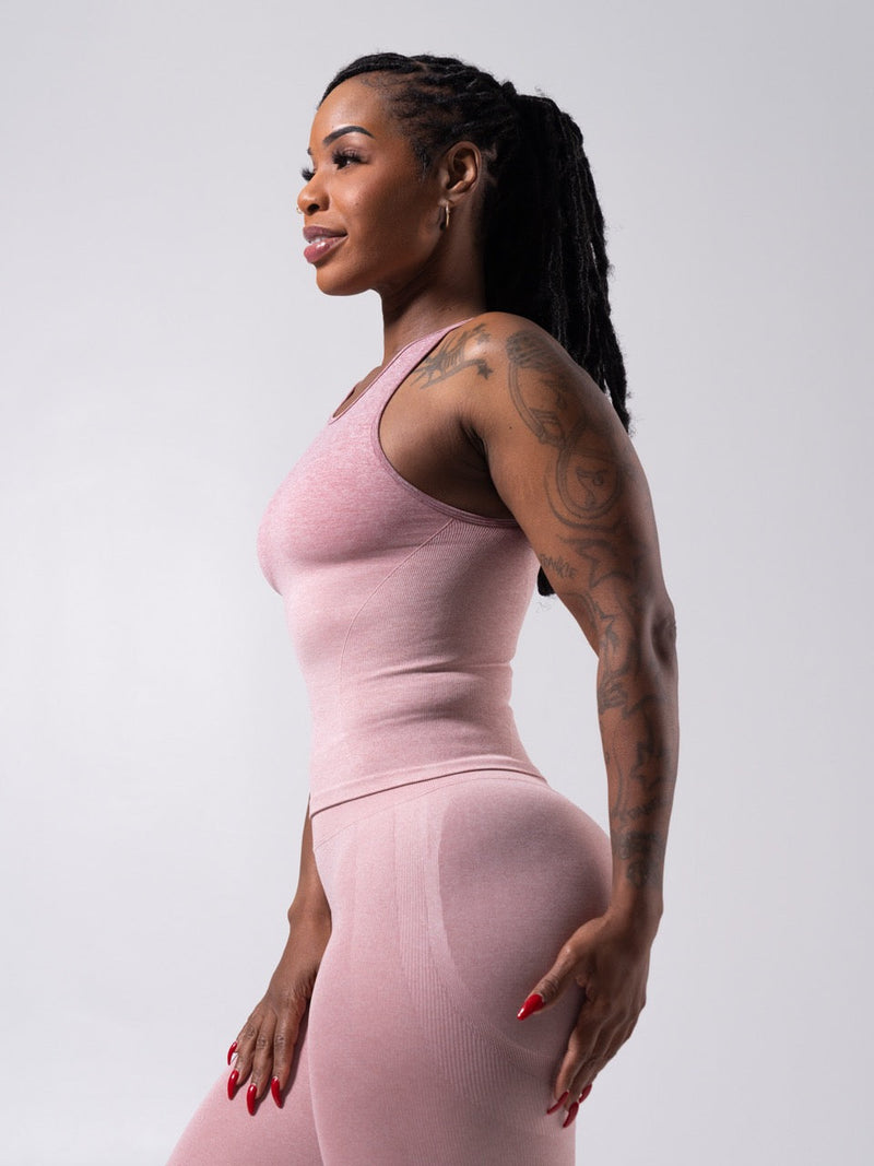 **PREORDER** Shape Seamless Hip Tank - Heather Rose Ombre