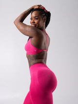 Thumbnail 3 of **PREORDER** Micro Seamless Sports Bra - Heather Miami Vice, 3 of 5