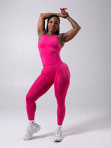 Thumbnail 2 of **PREORDER** Shape Seamless Hip Tank - Heather Miami Vice, 2 of 9